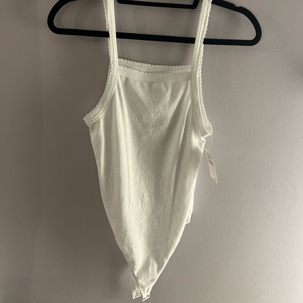 NWT BP white bodysuit in size M